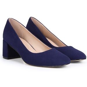 27 Edit By Naturalizer | Rebecca Pump In Blue Suede - Classic Staple - NWOT